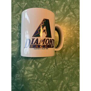 Vintage 1998 Inaugural Season Arizona Diamondbacks White, Purple, Green Logo Mug